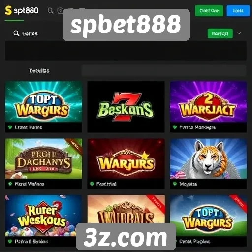 Comparativo de jogos disponíveis na plataforma spbet888